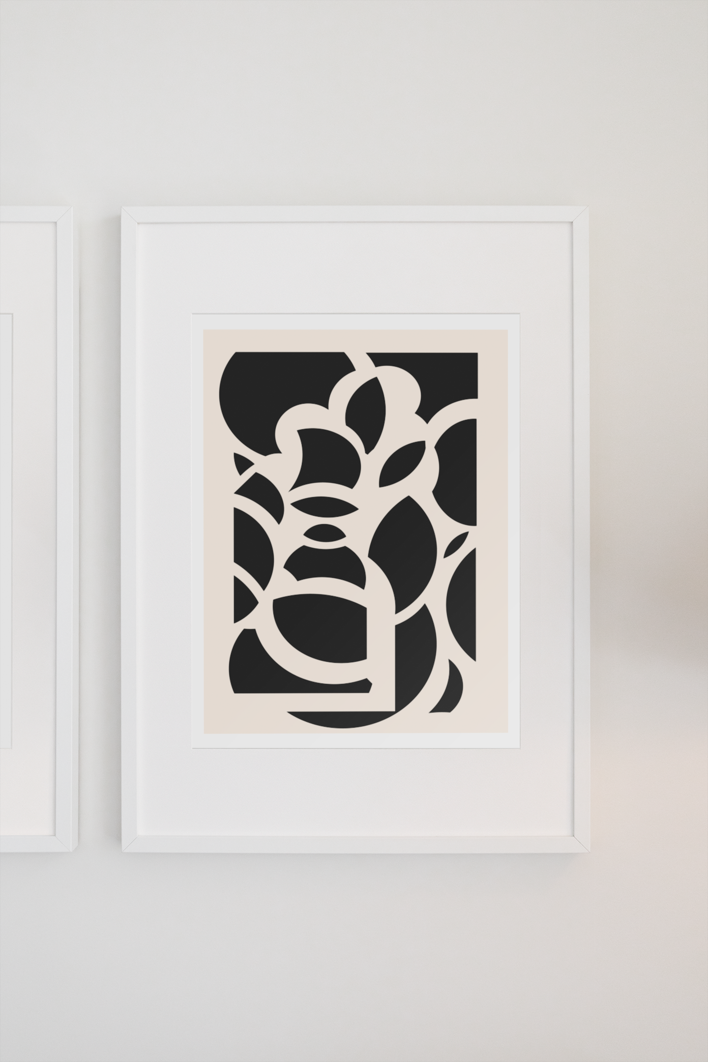 Modern Abstract Ciclres Wall Art Print