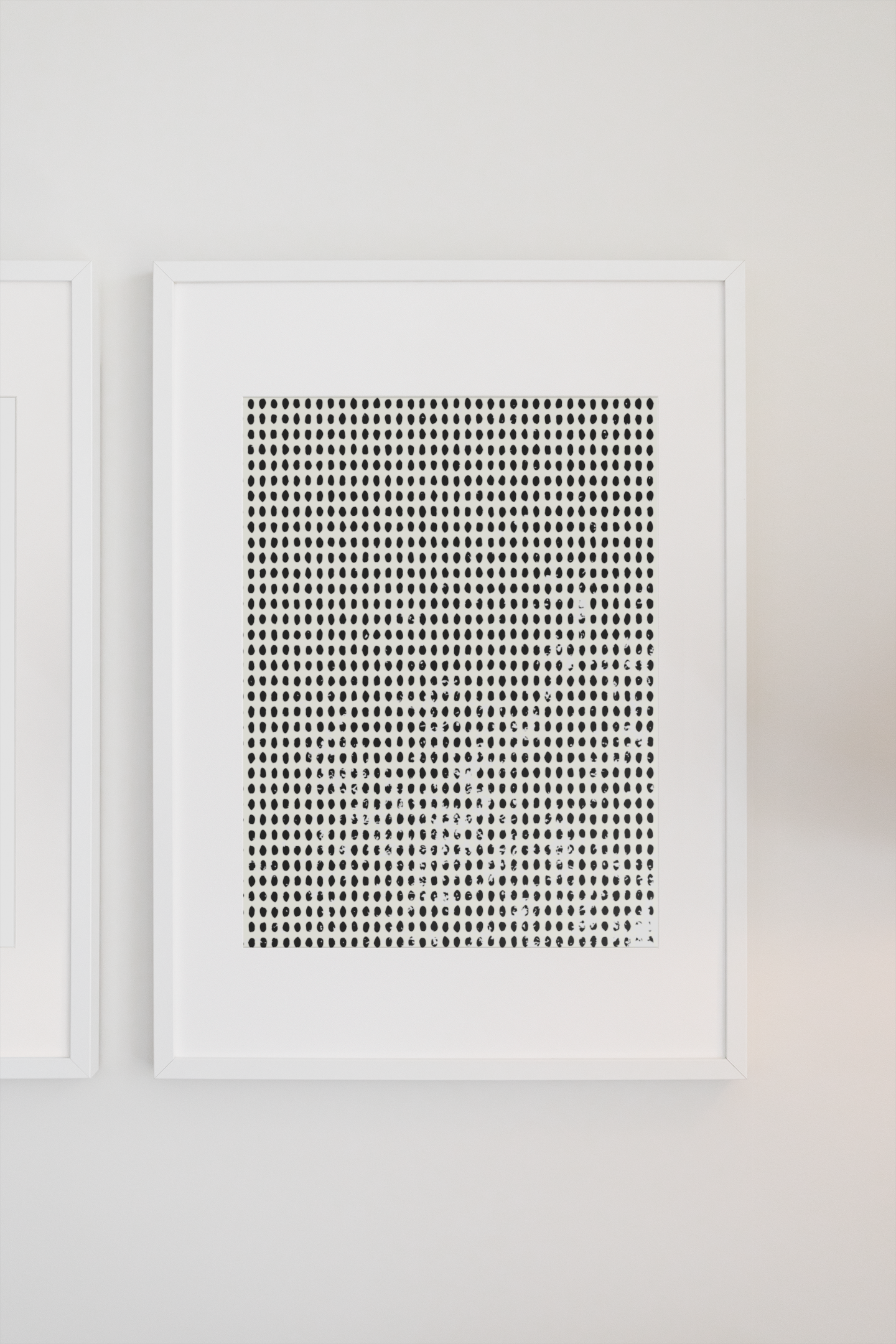 Modern Abstract Dots Wall Art Print