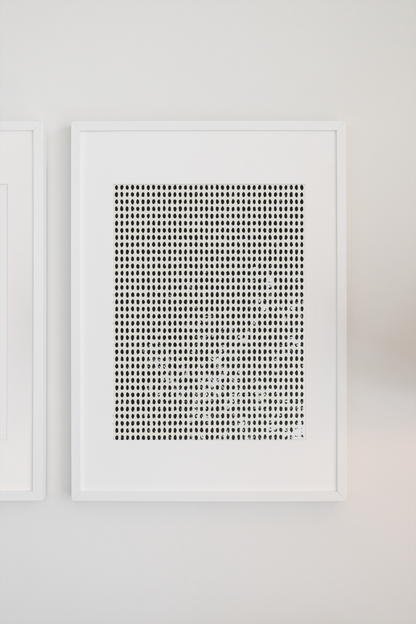 Modern Abstract Dots Wall Art Print