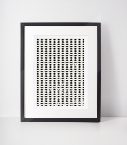 Modern Abstract Dots Wall Art Print