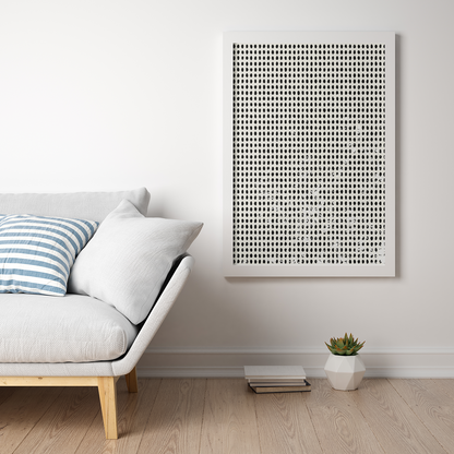 Modern Abstract Dots Wall Art Print