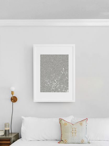 Modern Abstract Dots Wall Art Print