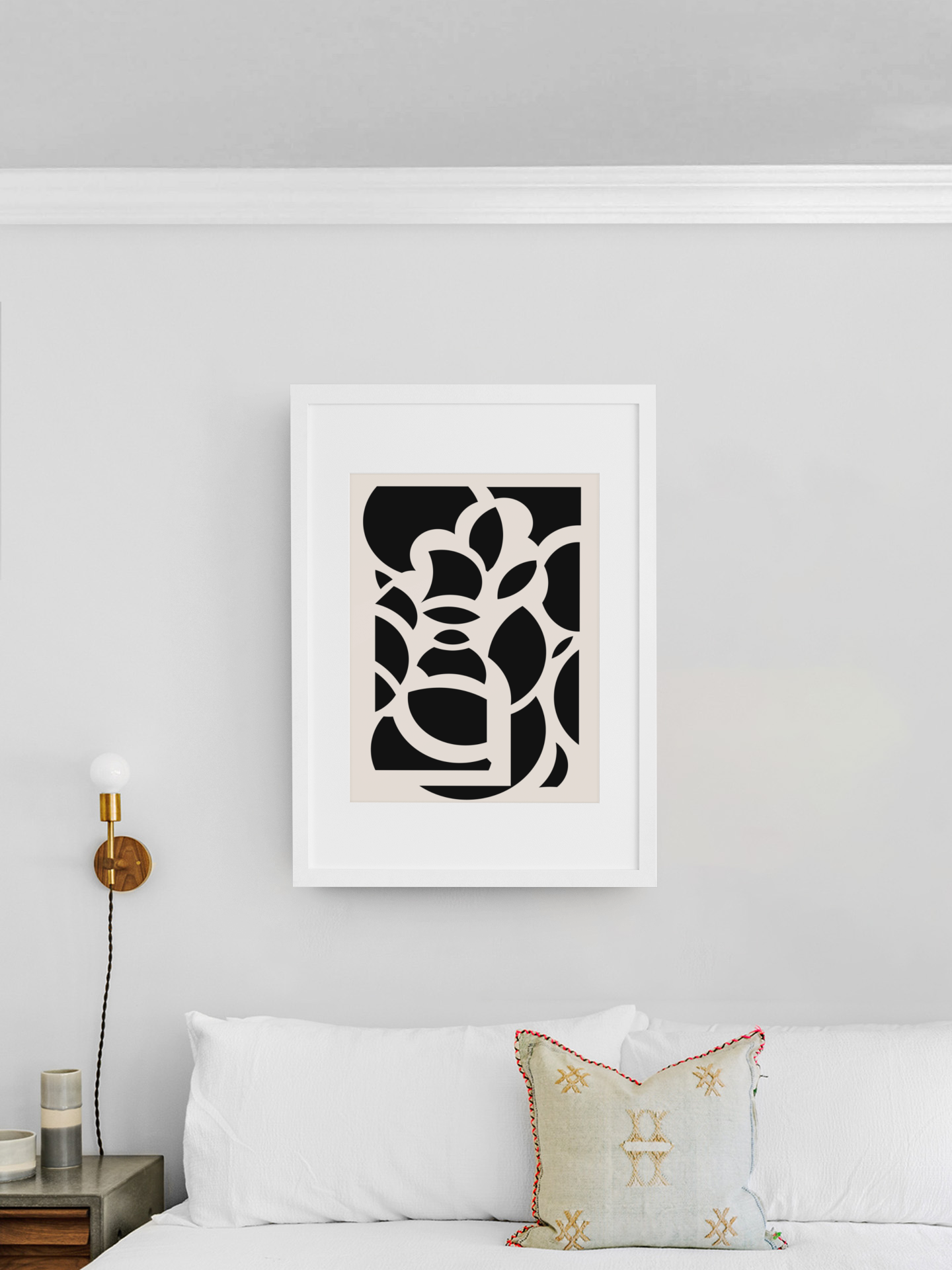 Modern Abstract Ciclres Wall Art Print