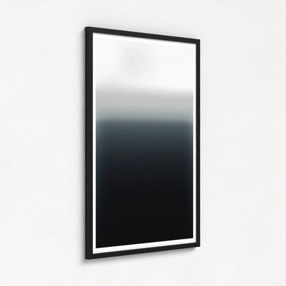 Fade to Black Framed Print