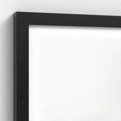 Fade to Black Framed Print