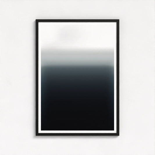 Fade to Black Framed Print