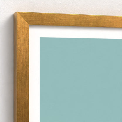 Seaside Haze Antique Framed Print