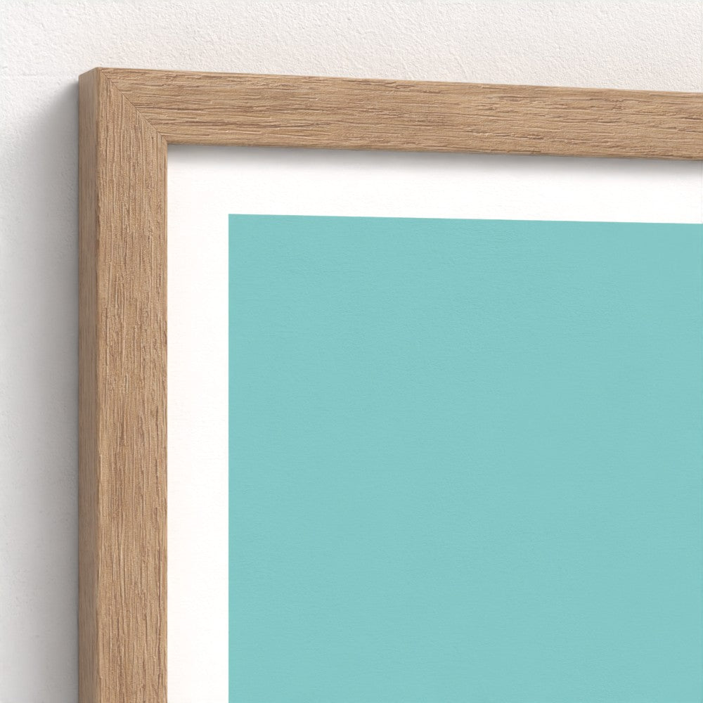 Scandi Sea Framed Print