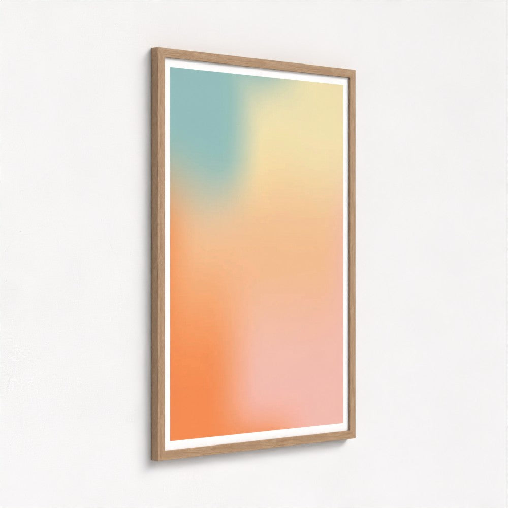 Seaside Haze Framed Print