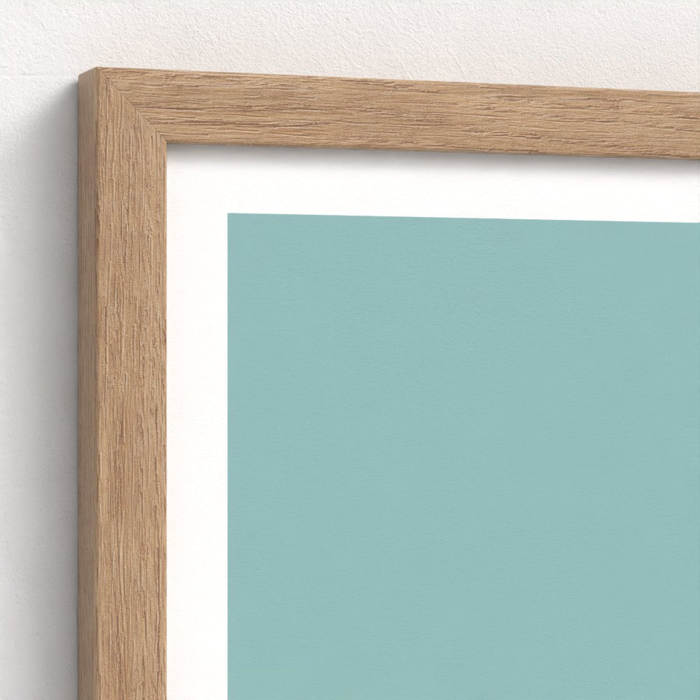 Seaside Haze Framed Print