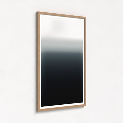 Fade to Black Framed Print