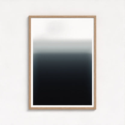 Fade to Black Framed Print