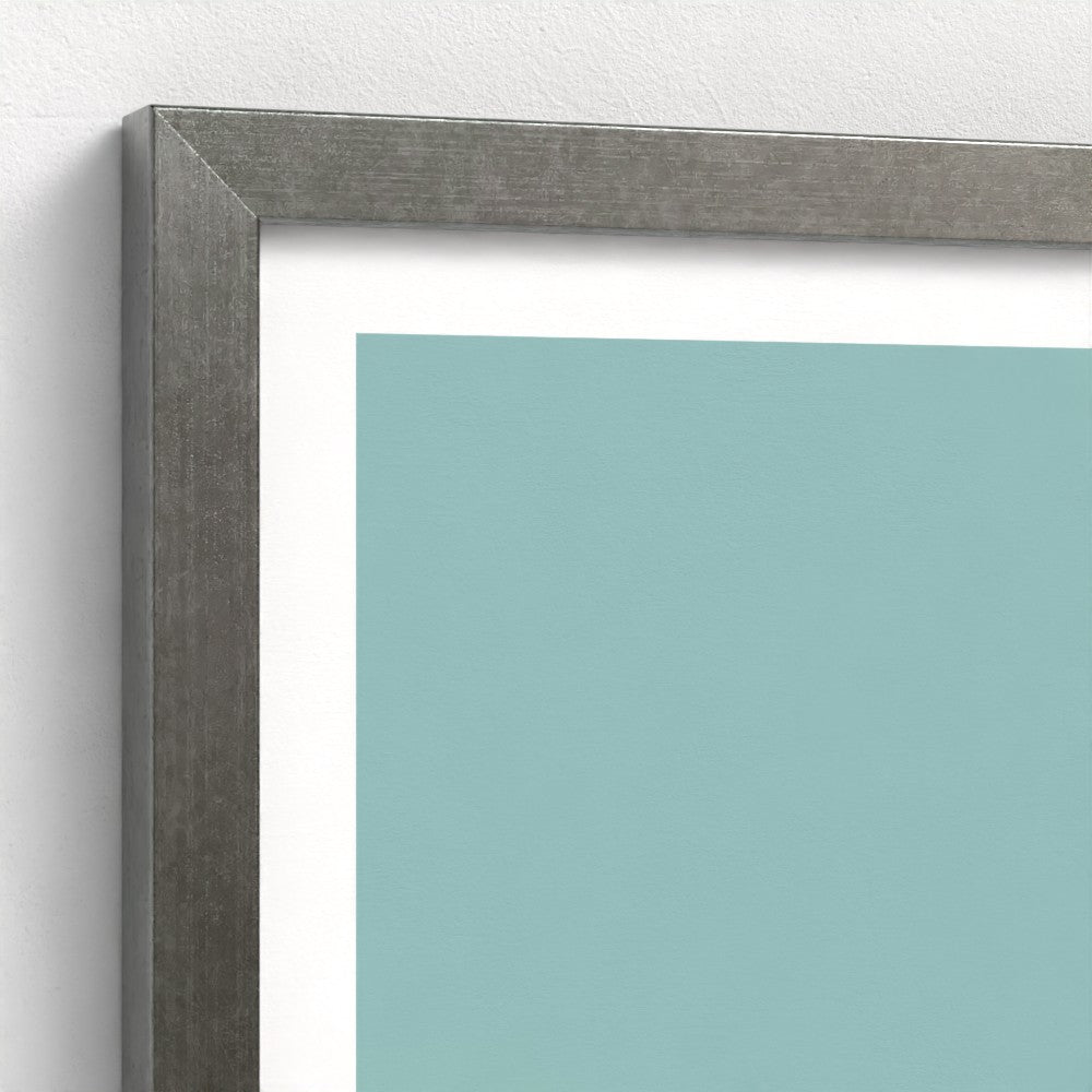 Seaside Haze Antique Framed Print