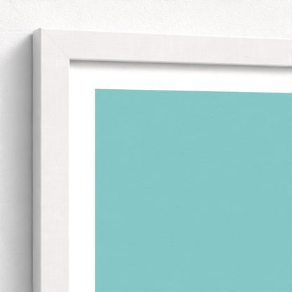 Scandi Sea Framed Print