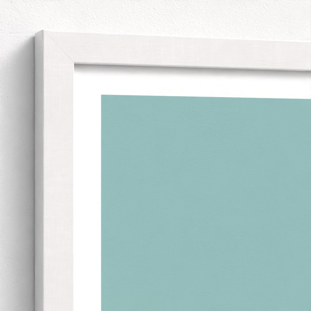 Seaside Haze Framed Print