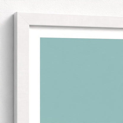 Seaside Haze Framed Print