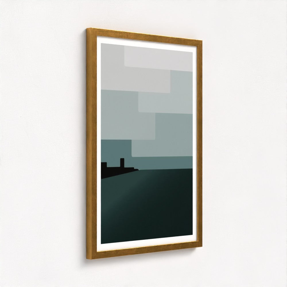 Winter Sky Antique Framed Print