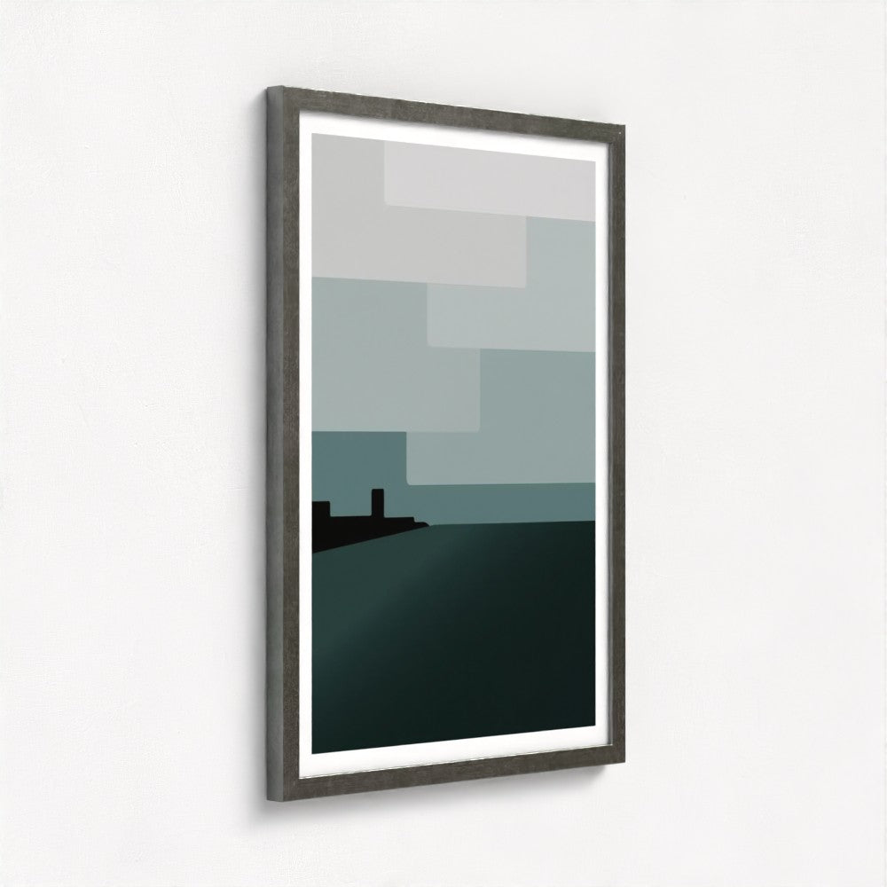 Winter Sky Antique Framed Print