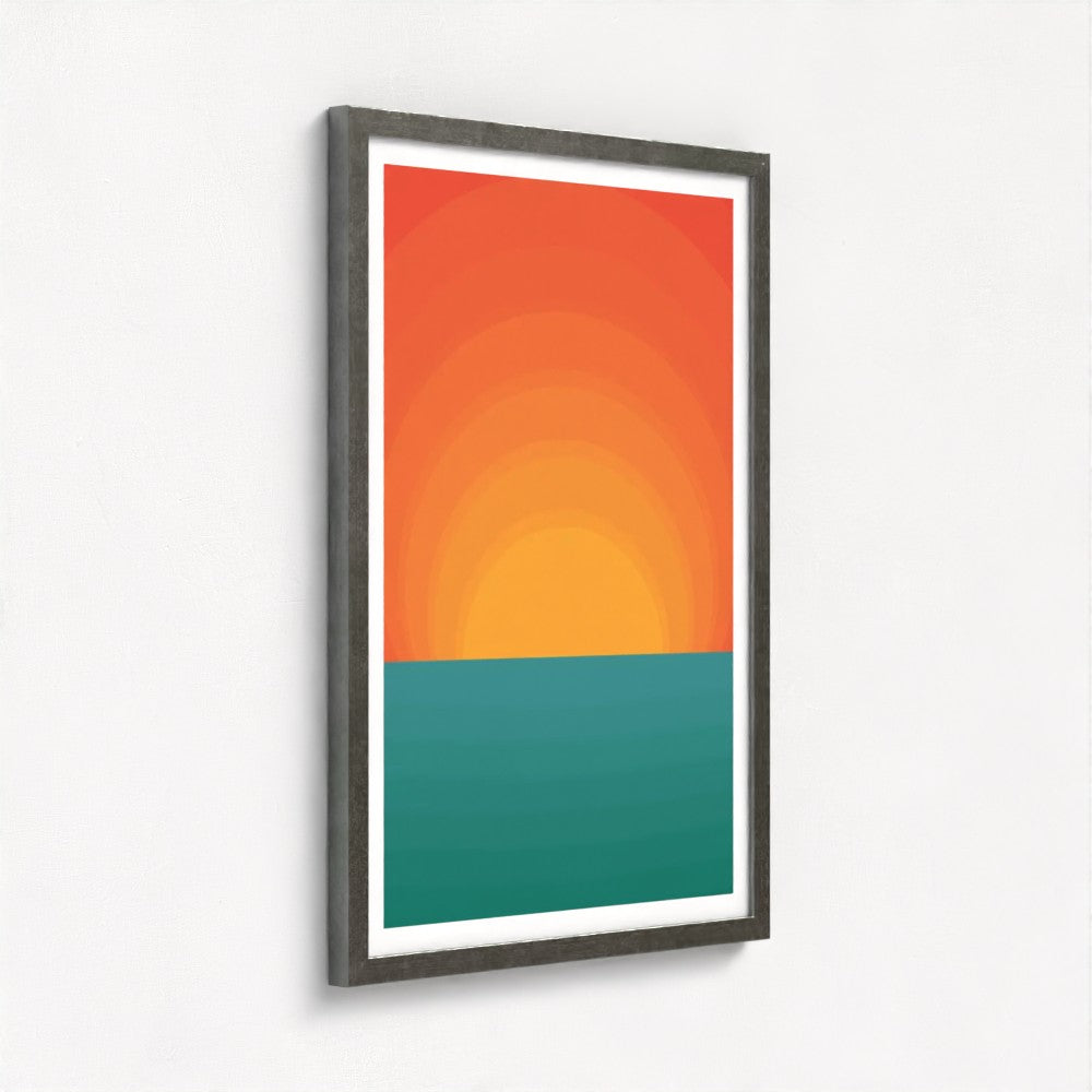 Margate Sunsets Antique Framed Print