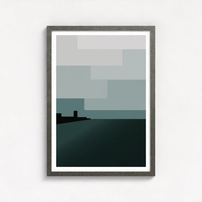 Winter Sky Antique Framed Print