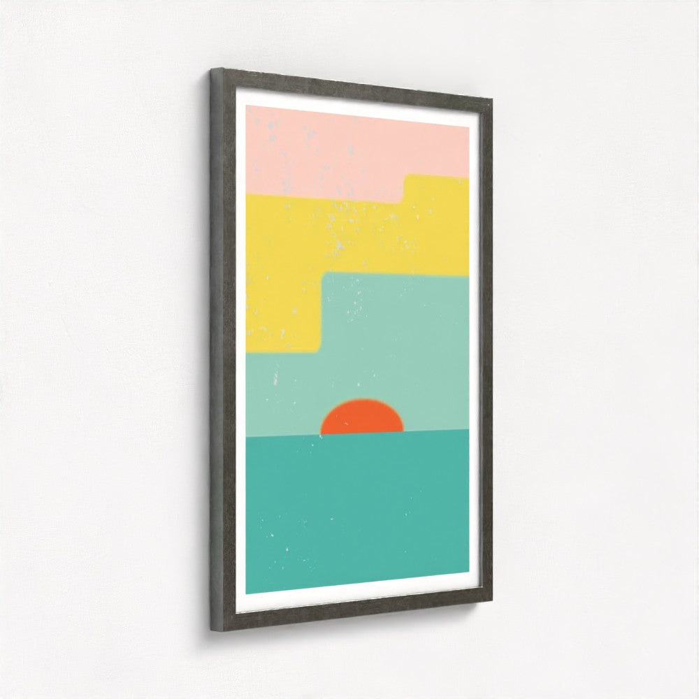 Springtide Sky Antique Framed Print