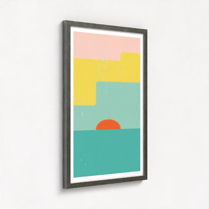 Springtide Sky Antique Framed Print