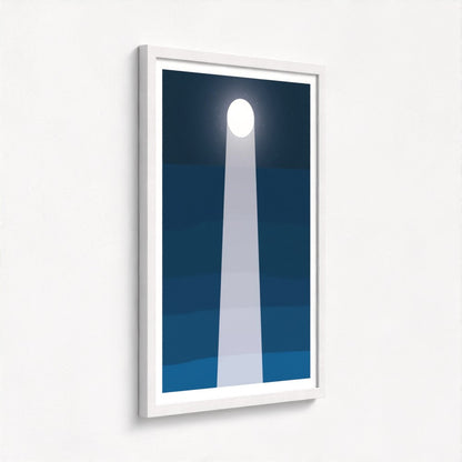 Moonlit Sea Framed Print